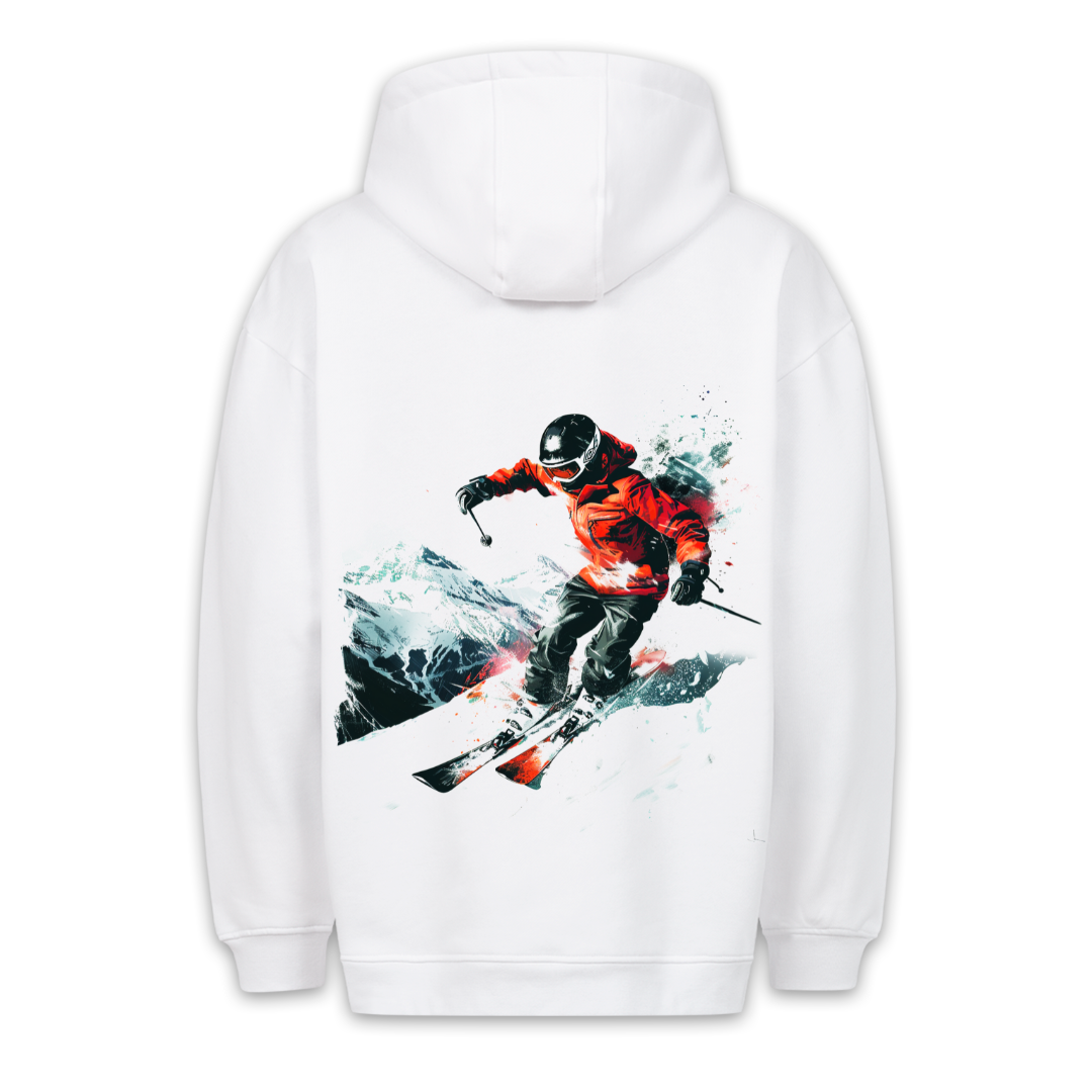 Skifahrer Design - Hoodie Unisex