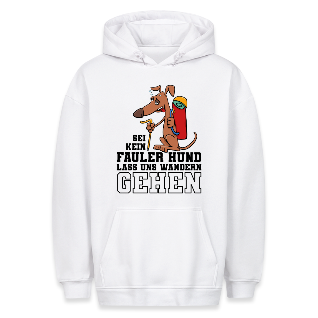 Fauler Hund Hoodie Unisex