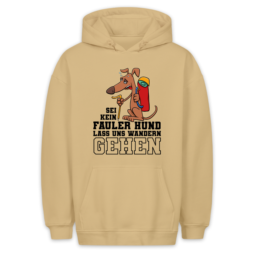 Fauler Hund Hoodie Unisex