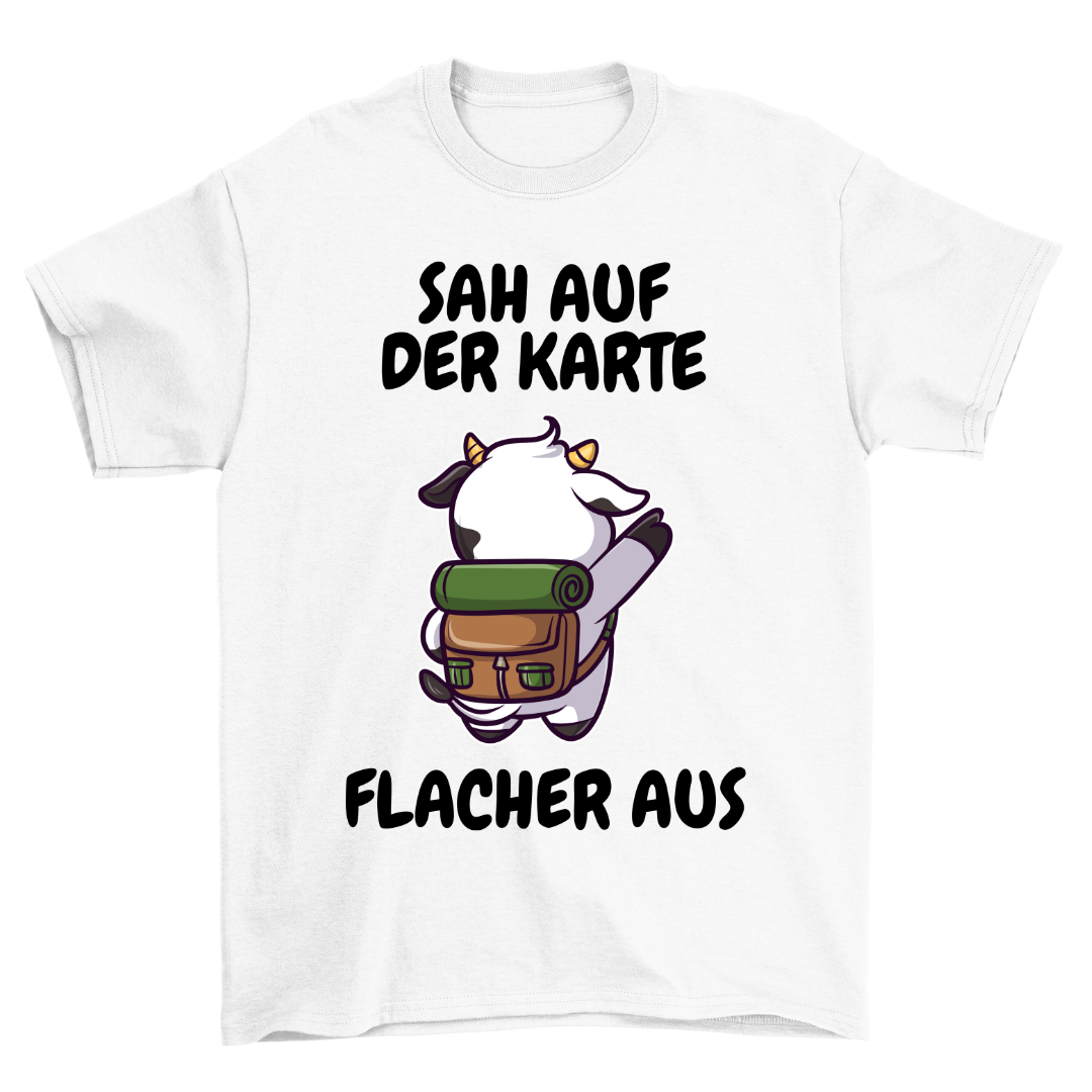 Sah flacher aus - Unisex T-Shirt