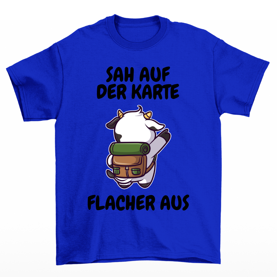 Sah flacher aus - Unisex T-Shirt