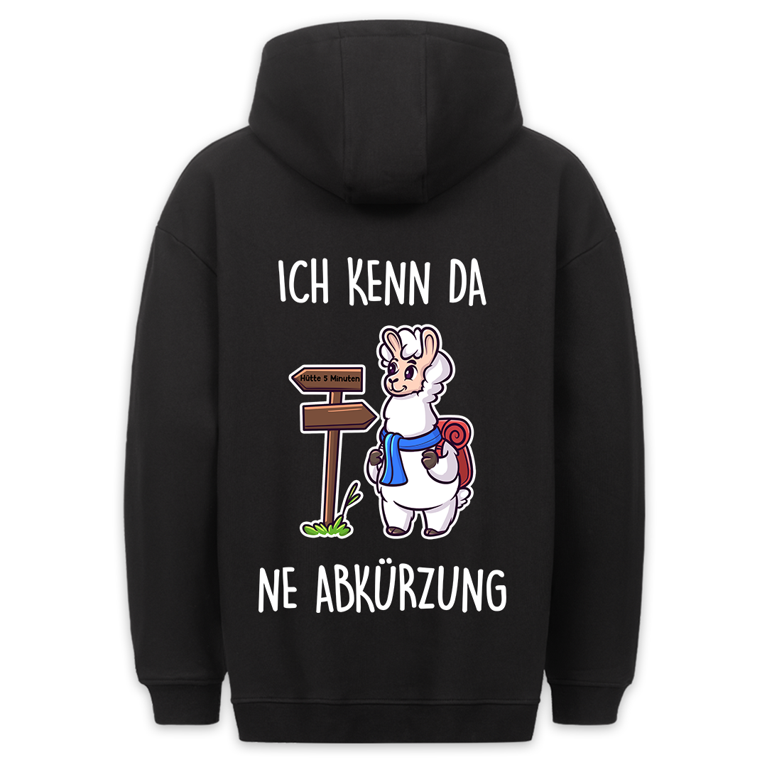 Abkürzung Lama - Hoodie Unisex Rückendruck