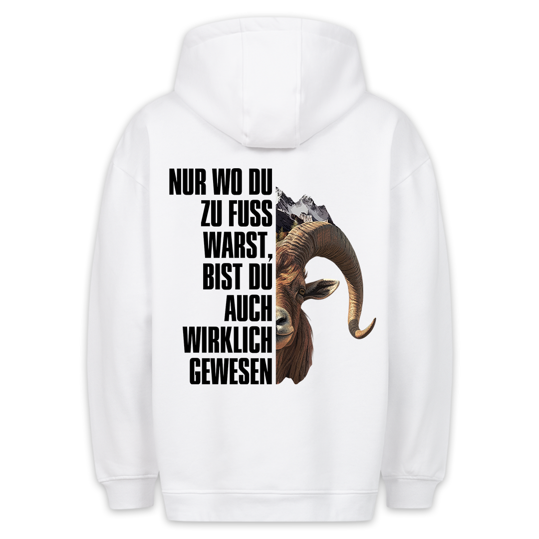 Steinbock - Hoodie Unisex Rückendruck