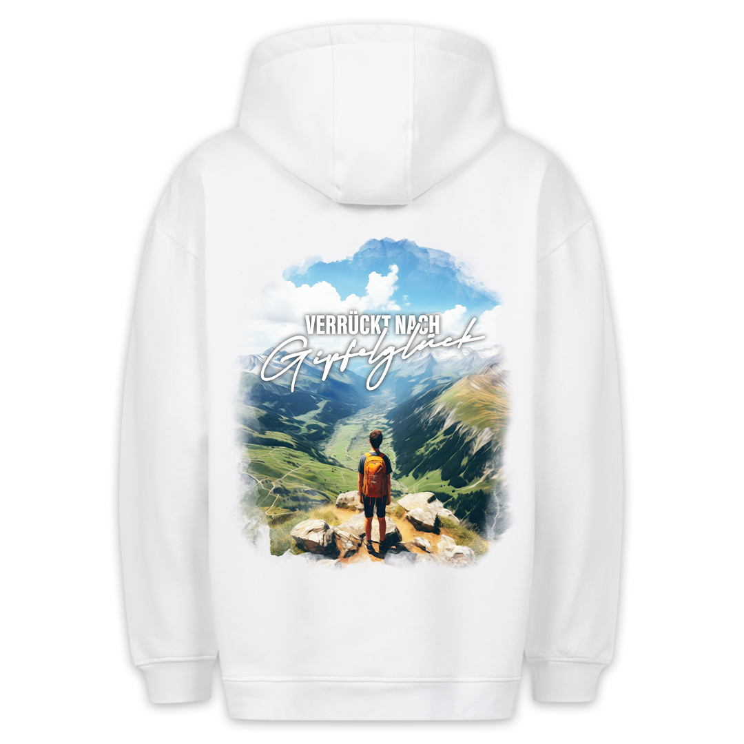 Gipfelglück - Hoodie Unisex Rückendruck