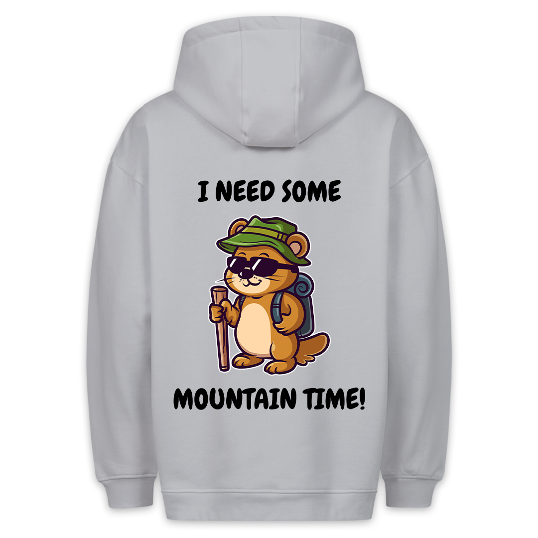 Mountain Time - Hoodie Unisex Rückendruck