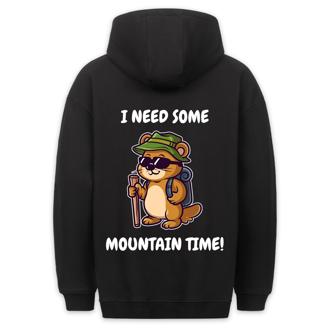 Mountain Time - Hoodie Unisex Rückendruck