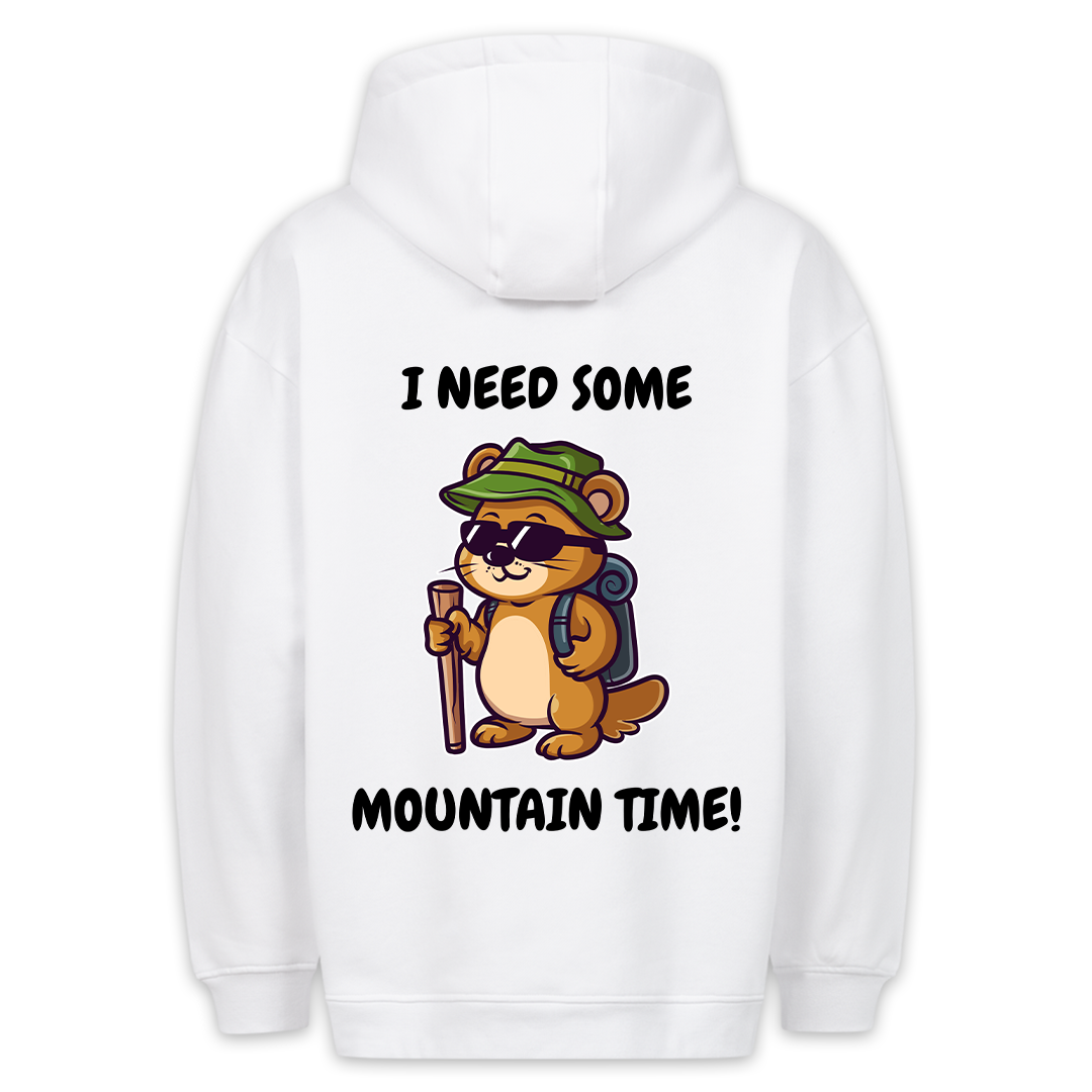Mountain Time - Hoodie Unisex Rückendruck