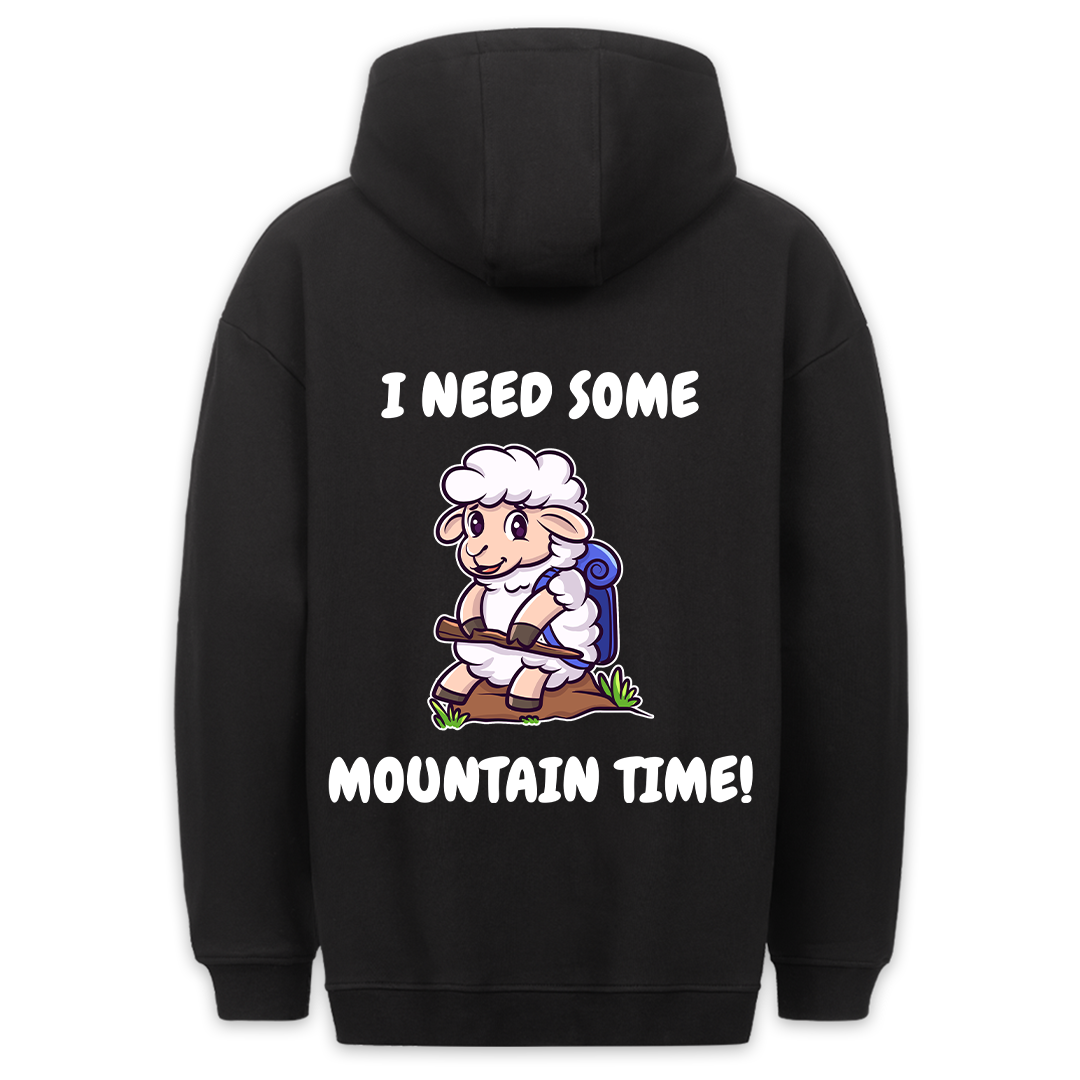 Mountain Time Schaf - Hoodie Unisex Rückendruck