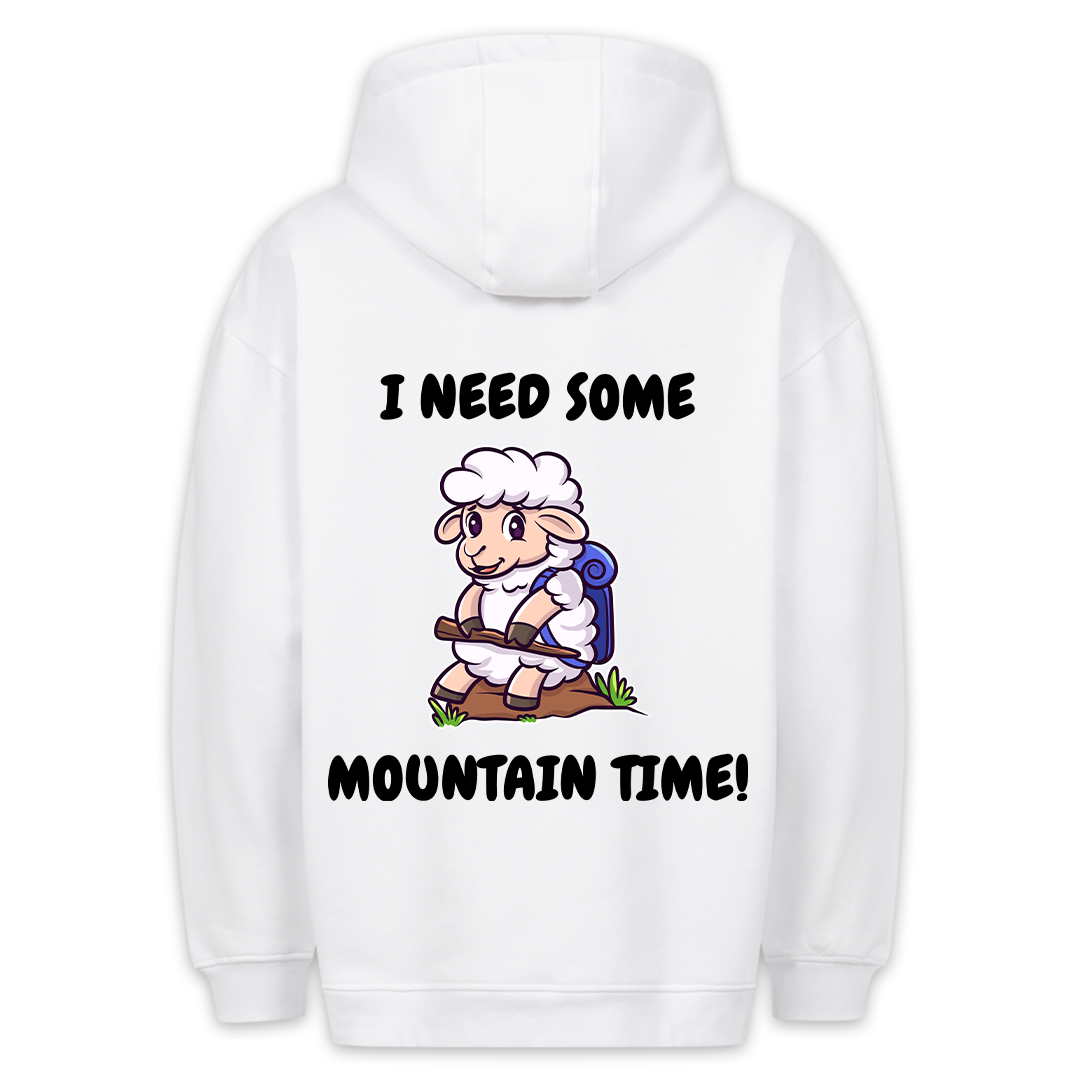 Mountain Time Schaf - Hoodie Unisex Rückendruck
