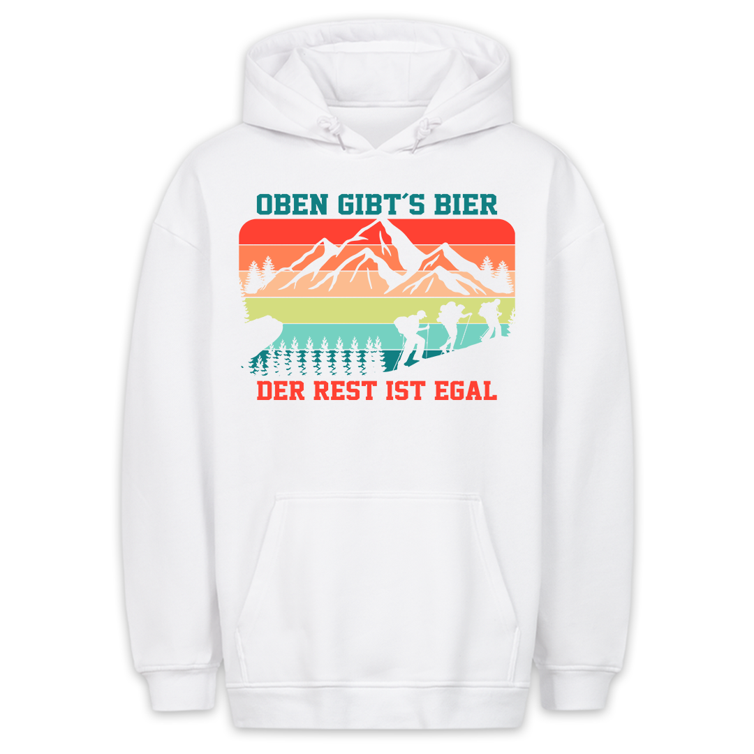 Oben gibt´s Bier - Hoodie Unisex