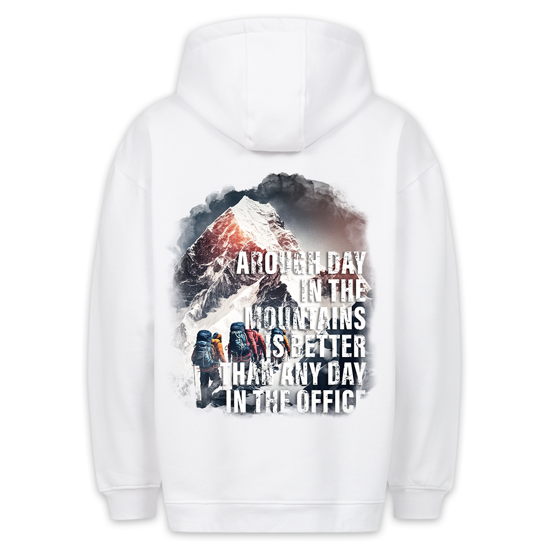 Rough Day - Hoodie Unisex Rückendruck