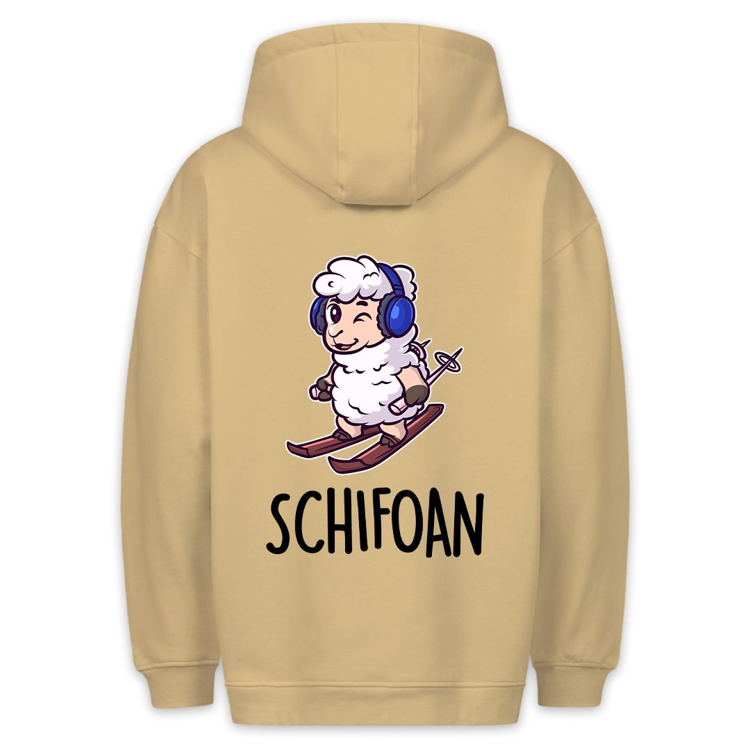 Schifoan Schaf - Hoodie Unisex Rückendruck