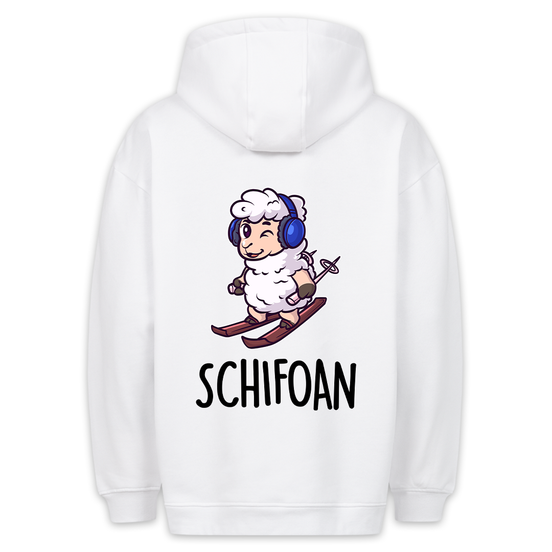 Schifoan Schaf - Hoodie Unisex Rückendruck