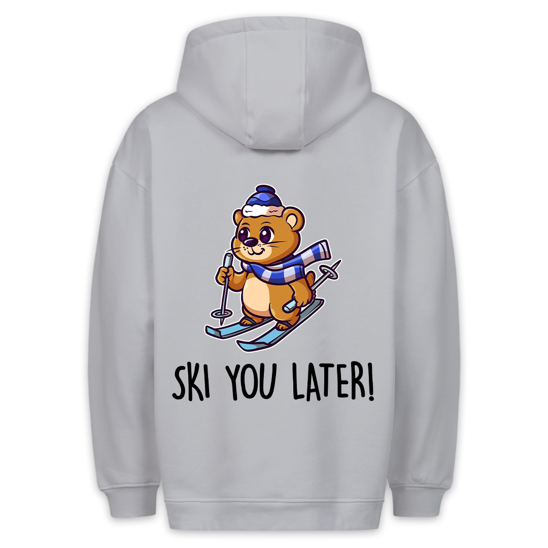 Ski you later - Hoodie Unisex Rückendruck