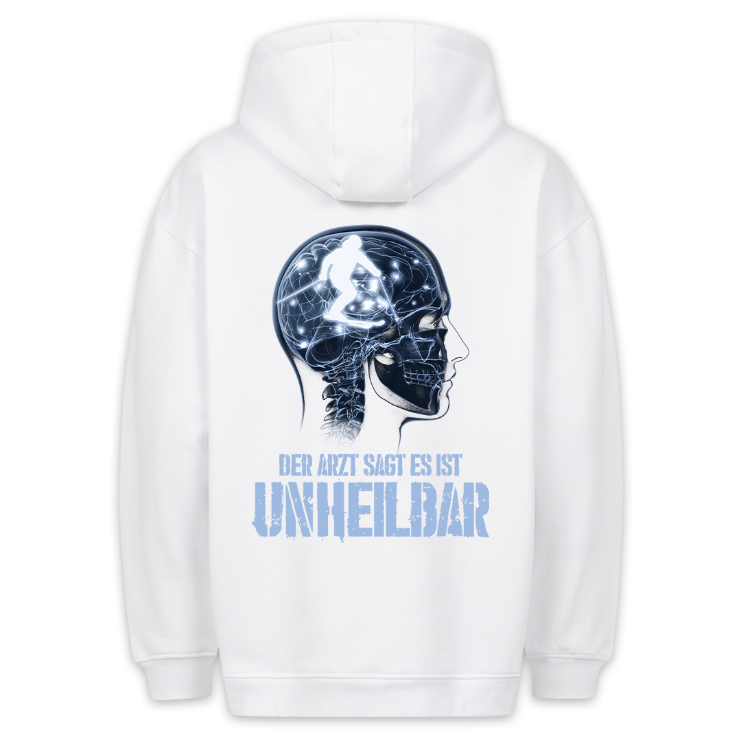 Unheilbar - Hoodie Unisex Rückendruck
