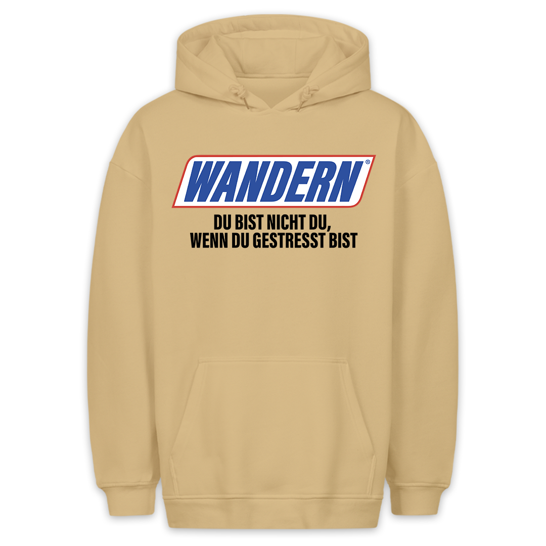 Wandern - Hoodie Unisex Rückendruck