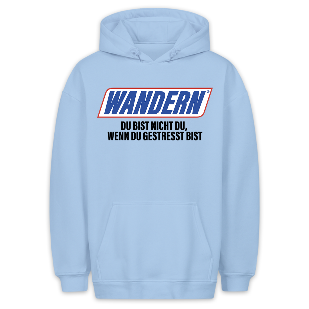 Wandern - Hoodie Unisex Rückendruck
