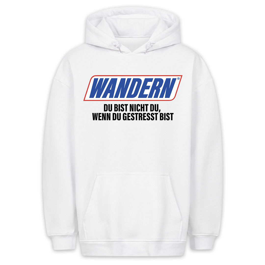Wandern - Hoodie Unisex Rückendruck