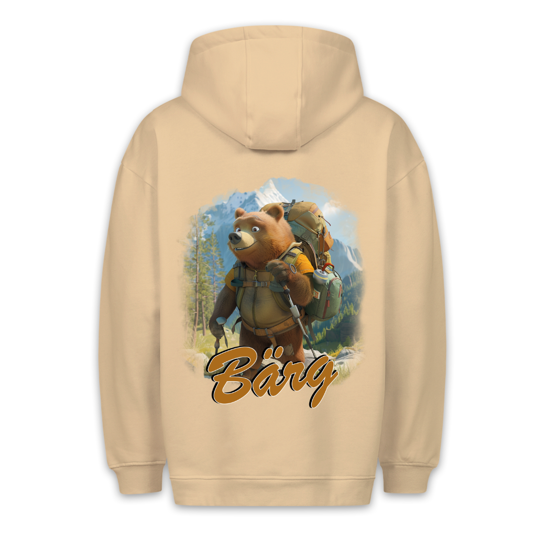 Bärg - Hoodie Unisex Rückendruck