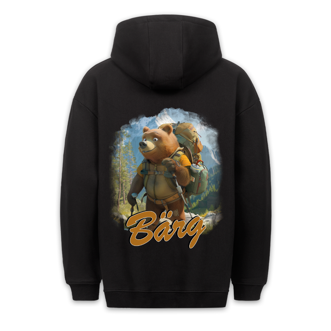 Bärg - Hoodie Unisex Rückendruck