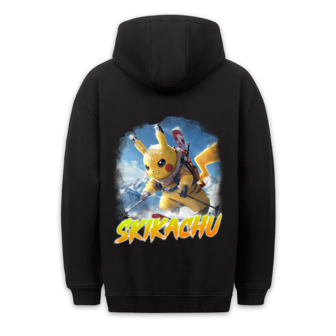 Skikachu - Hoodie Unisex Rückendruck