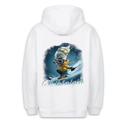 Skikönigin - Hoodie Unisex Rückendruck