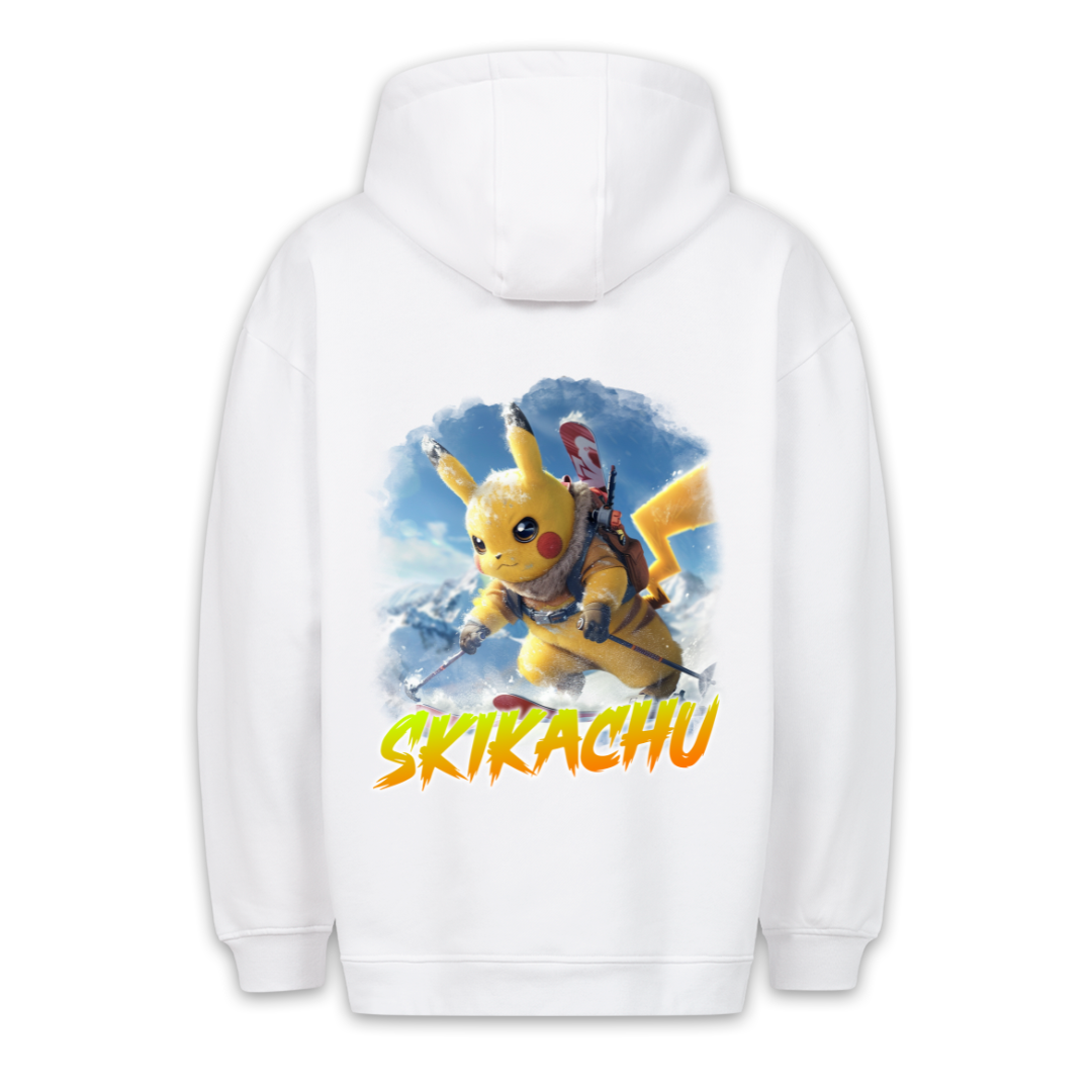 Skikachu - Hoodie Unisex Rückendruck