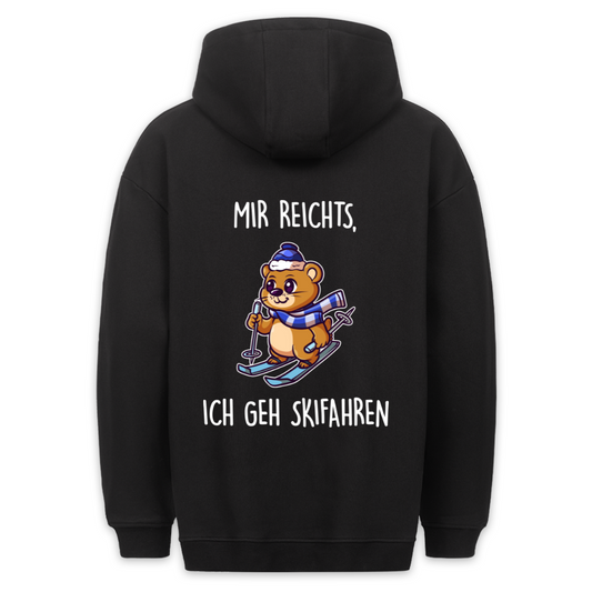 Mir reichts - Hoodie Unisex Rückendruck