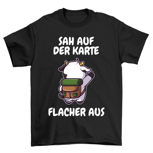 Sah flacher aus - Unisex T-Shirt