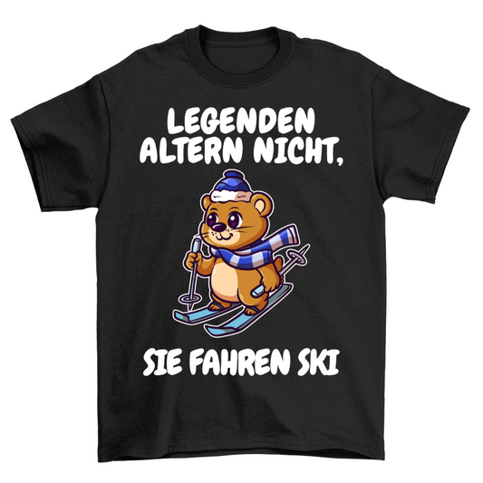 Legenden fahren Ski - Unisex T-Shirt
