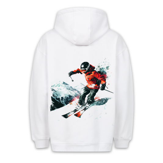 Skifahrer Design - Hoodie Unisex