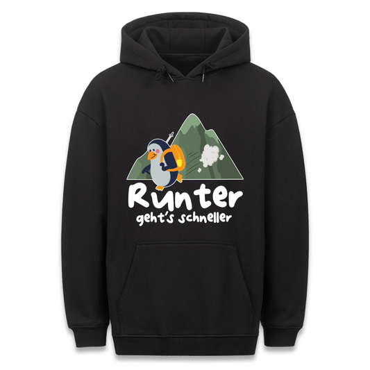Runter geht´s schneller Hoodie Unisex