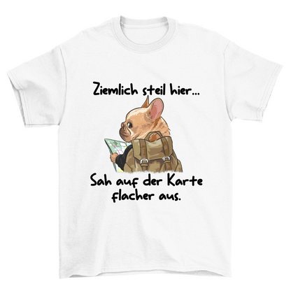 Steil Hier Hund T-Shirt Unisex