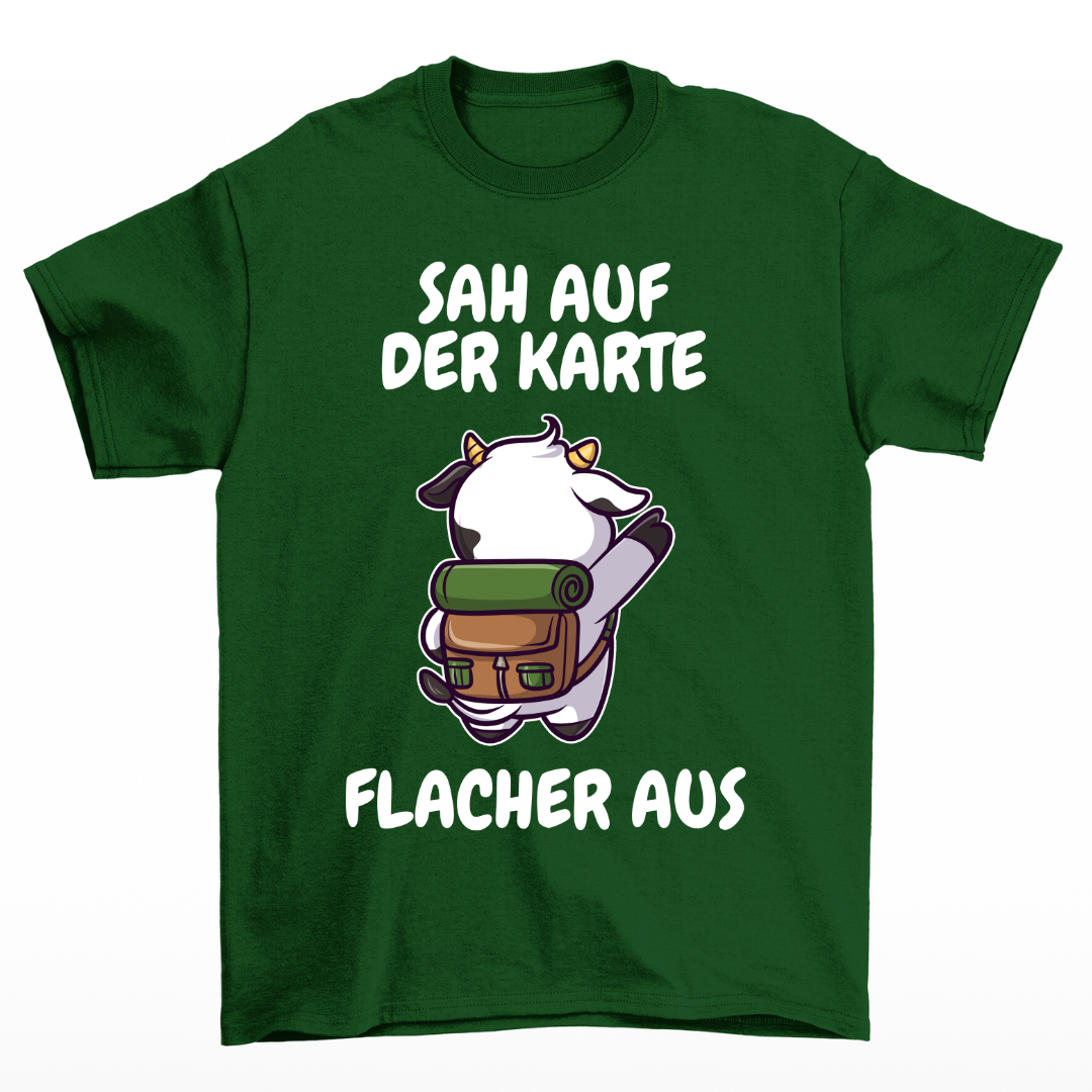 Sah flacher aus - Unisex T-Shirt
