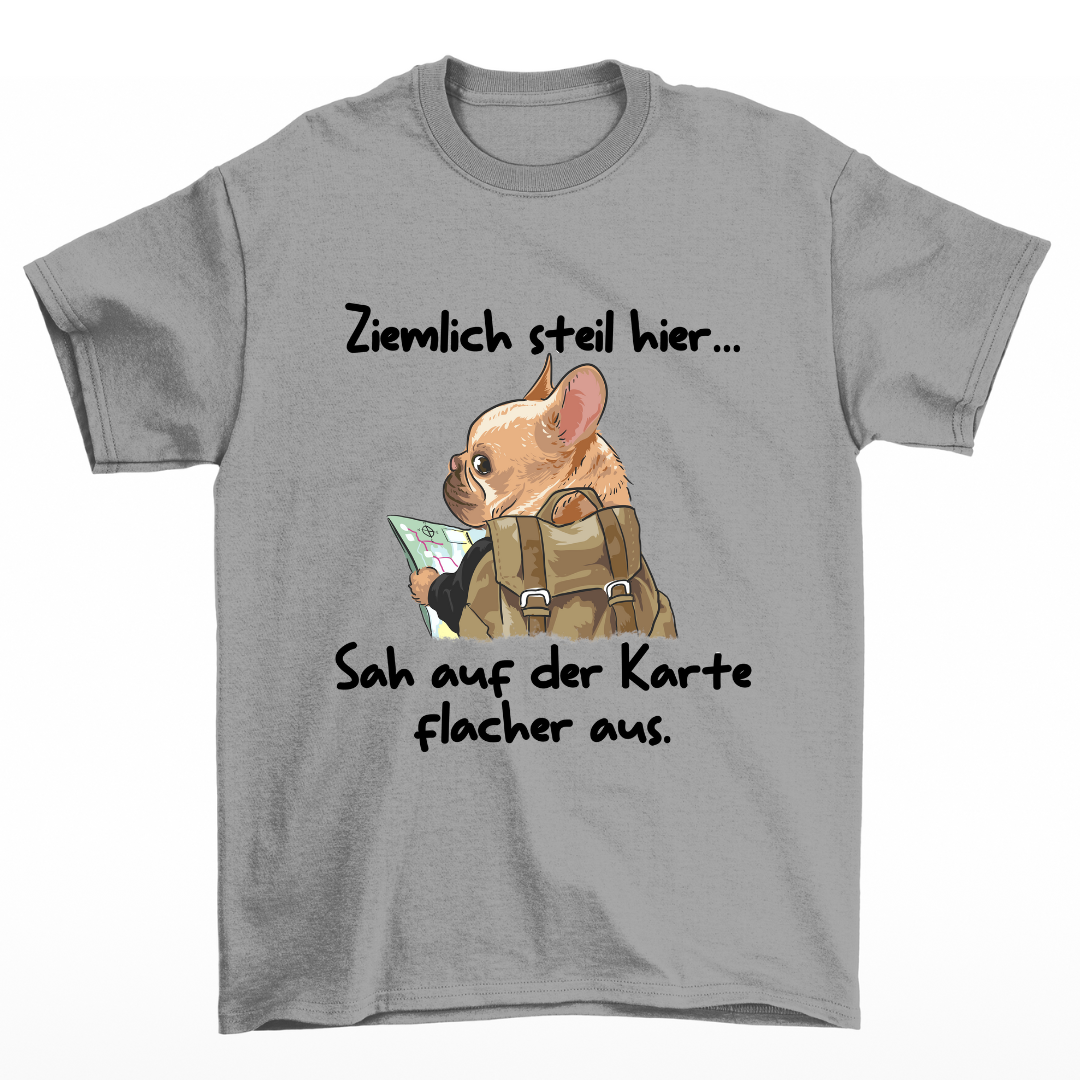 Steil Hier Hund T-Shirt Unisex