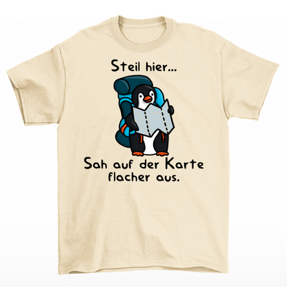 Steil Hier Pinguin T-Shirt Unisex