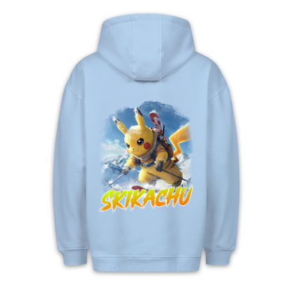 Skikachu - Hoodie Unisex Rückendruck