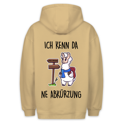 Abkürzung Lama - Hoodie Unisex Rückendruck