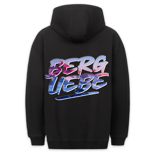 Bergliebe - Hoodie Unisex Rückendruck