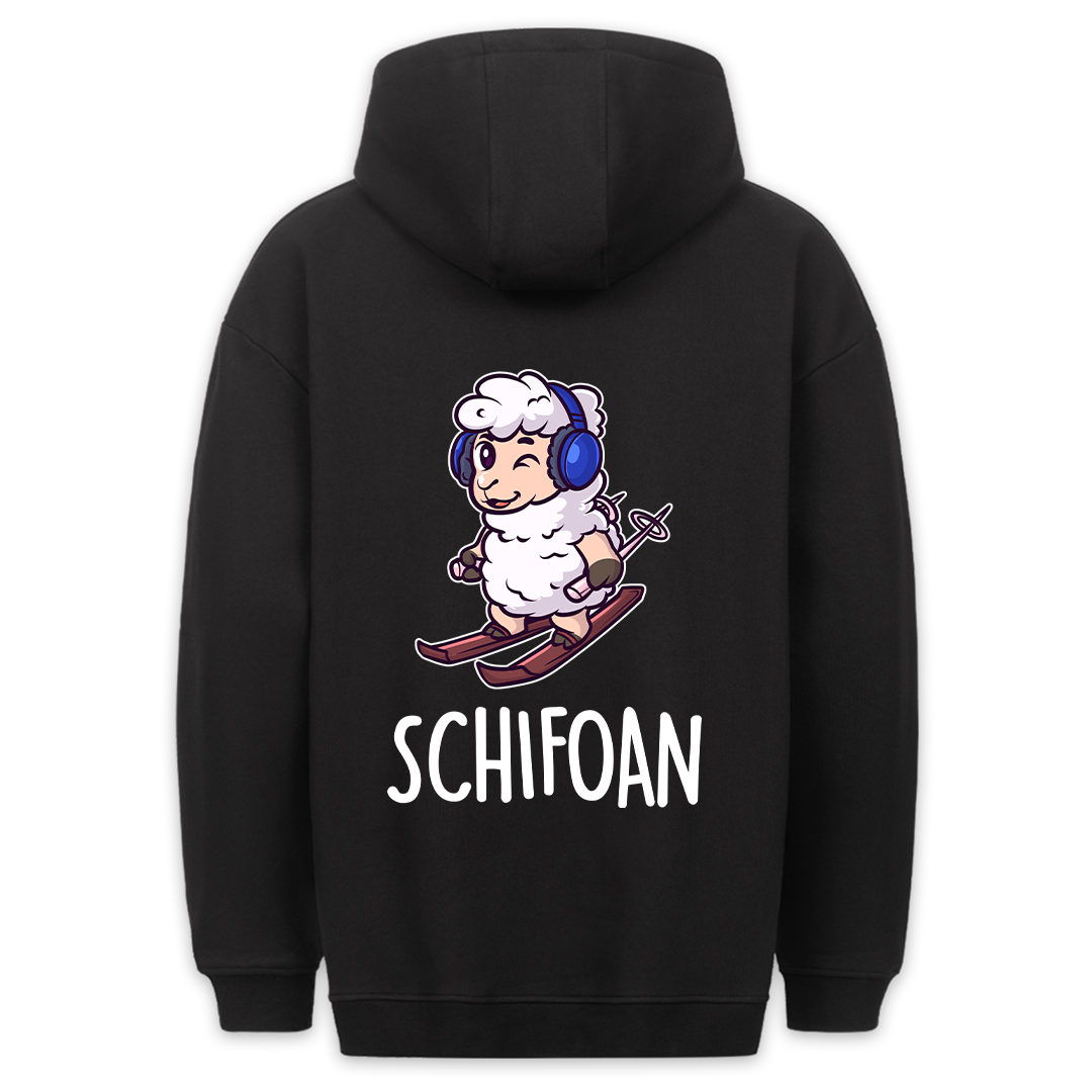 Schifoan Schaf - Hoodie Unisex Rückendruck