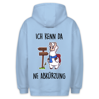 Abkürzung Lama - Hoodie Unisex Rückendruck