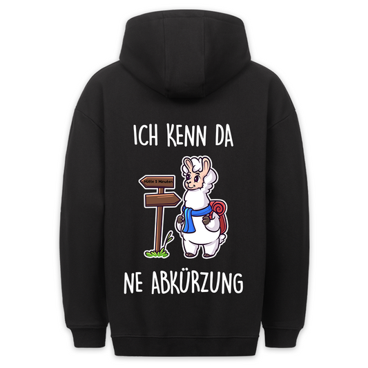 Abkürzung Lama - Hoodie Unisex Rückendruck