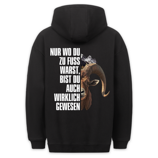 Steinbock - Hoodie Unisex Rückendruck