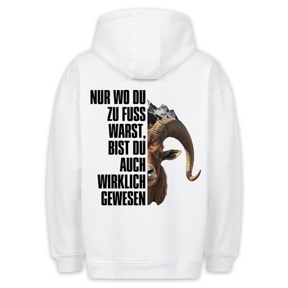 Steinbock - Hoodie Unisex Rückendruck