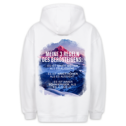 3 Regeln - Hoodie Unisex Rückendruck
