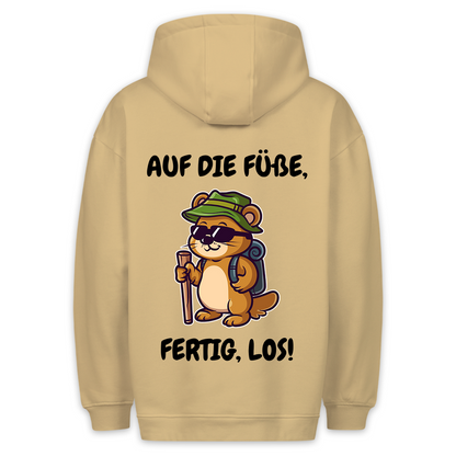 Auf die Füße - Hoodie Unisex Rückendruck
