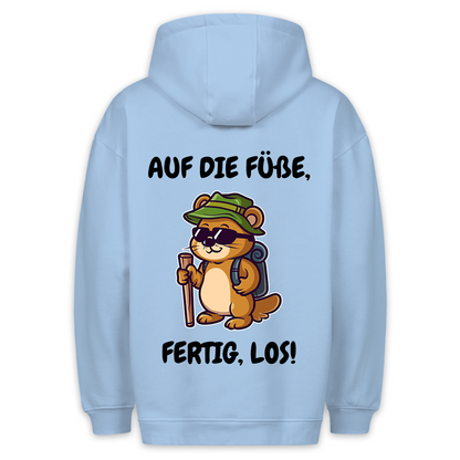 Auf die Füße - Hoodie Unisex Rückendruck