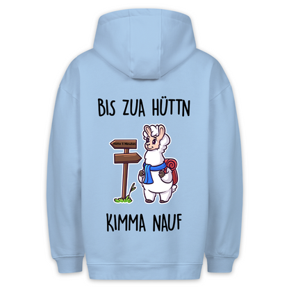 Hüttn Lama - Hoodie Unisex Rückendruck