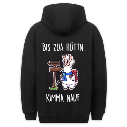 Hüttn Lama - Hoodie Unisex Rückendruck
