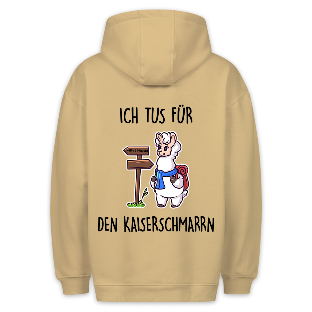 Kaiserschmarrn Lama - Hoodie Unisex Rückendruck